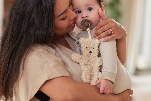 Attache tétine Teddy Bear Naturel - Jollein – Image 7
