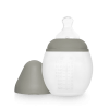 Biberon anti-colique en silicone BibRond 240 ml kaki - Elhée