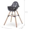 Chaise haute 2-en-1 évolutive 2 naturel & anthracite - Childhome – Image 14