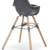 Chaise haute 2-en-1 évolutive 2 naturel & anthracite - Childhome – Image 8
