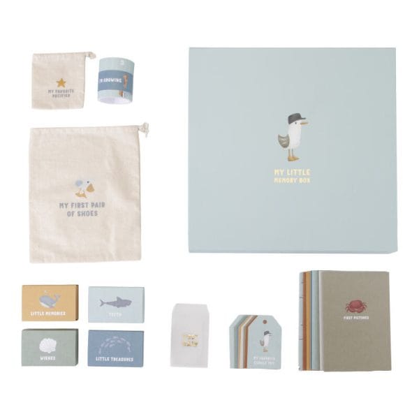 Coffret à souvenirs de naissance Sailors Bay FSC - Little Dutch – Image 3