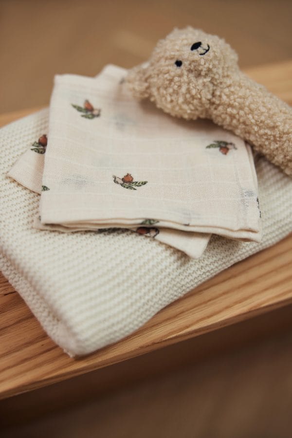 Couverture berceau Basic Knit Ivory - Jollein – Image 8