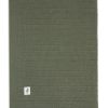 Couverture berceau Pure Knit Leaf green GOTS 75x100cm - Jollein