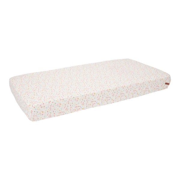 Drap-housse 60 x 120 cm lit bébé Flowers & Butterflies - Little Dutch – Image 2