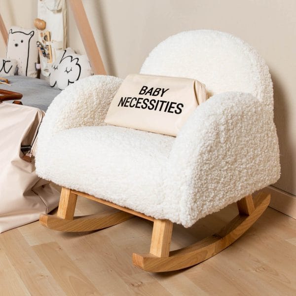 Fauteuil à bascule pour enfant Teddy ecru - Childhome – Image 2