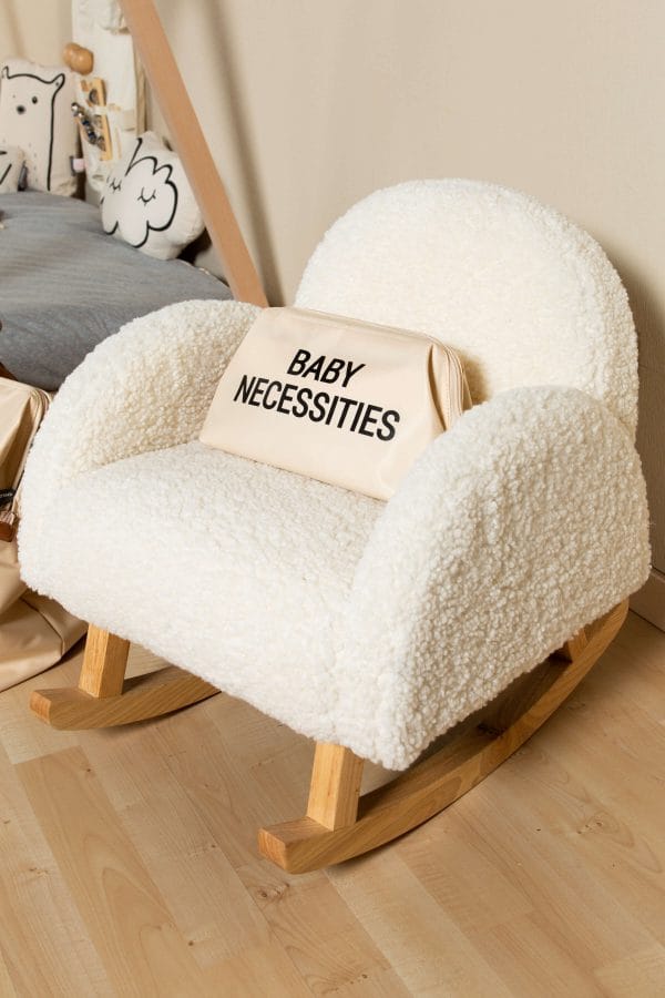 Fauteuil à bascule pour enfant Teddy ecru - Childhome – Image 3