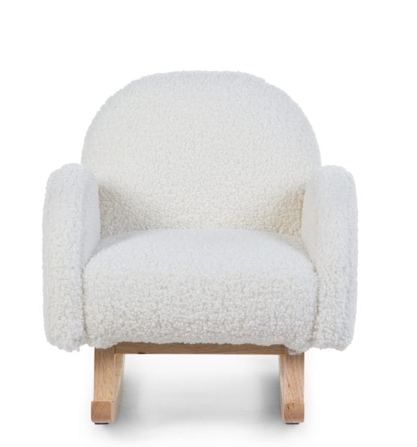 Fauteuil à bascule pour enfant Teddy ecru - Childhome – Image 4