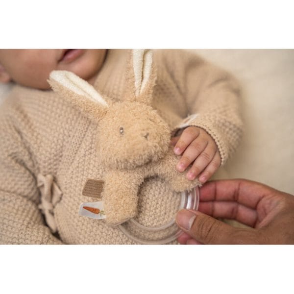 Hochet anneau lapin - Baby bunny - Little Dutch – Image 5