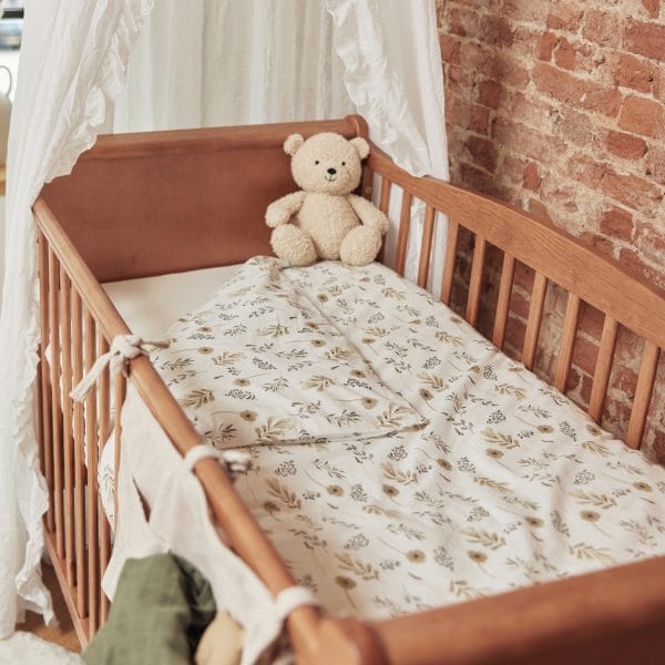 Housse de couette lit bébé Wild Flowers - Jollein – Image 2