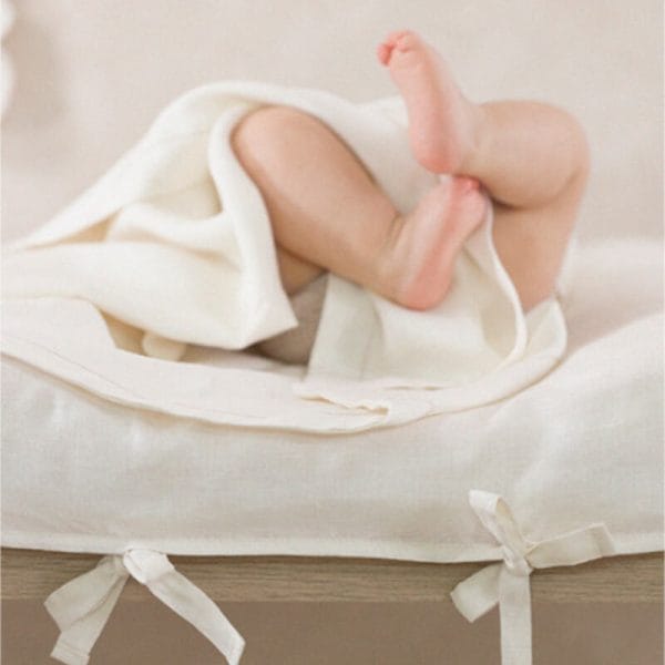 Housse de matelas à langer off white - Nobodinoz – Image 2