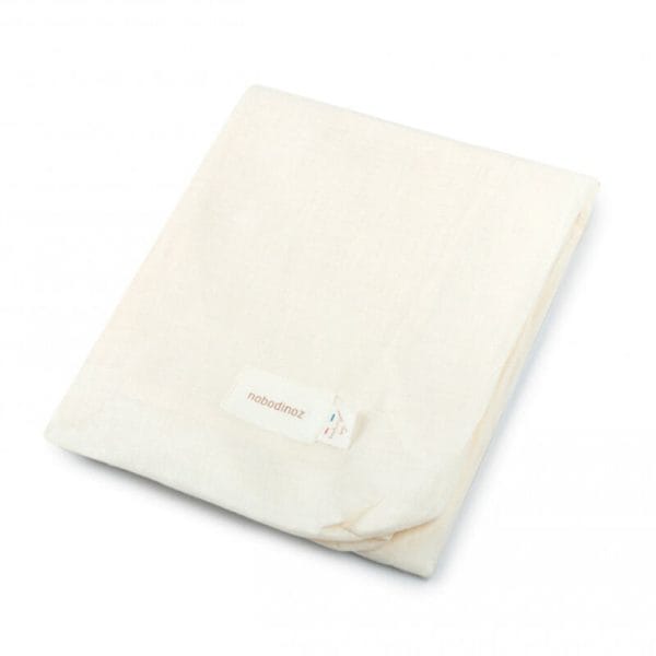 Housse de matelas à langer off white - Nobodinoz