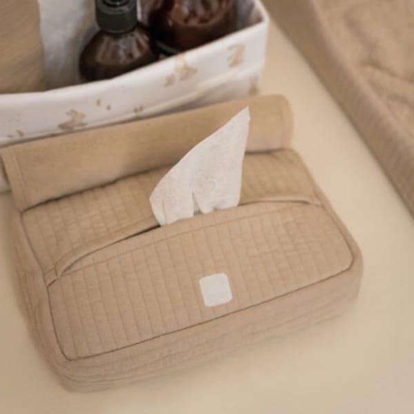 Housse pour lingettes Pure Beige - Little Dutch – Image 2