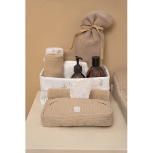 Housse pour lingettes Pure Beige - Little Dutch – Image 3
