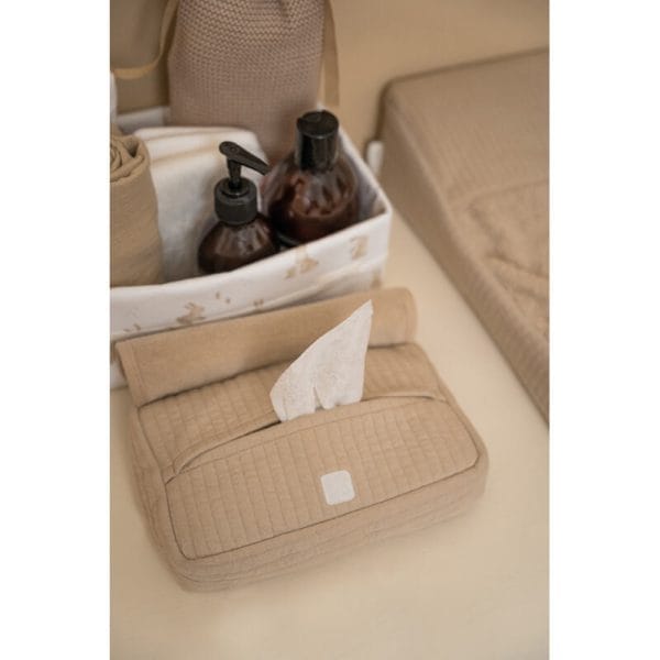 Housse pour lingettes Pure Beige - Little Dutch – Image 5