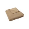 Couverture Basic Knit Biscuit/Fleece 100x150cm - Jollein