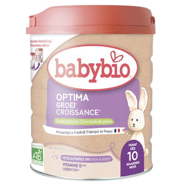 Lait de croissance Optima 3 800g de 10 mois à 3 ans - Babybio