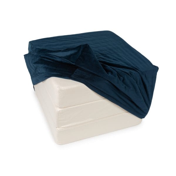Lit d'appoint pliable Sleepover Velvet Night blue - Nobodinoz – Image 5