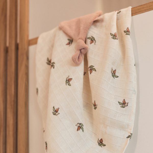 Langes en gaze de coton Rosehip 70x70 3 pièces - Jollein – Image 2