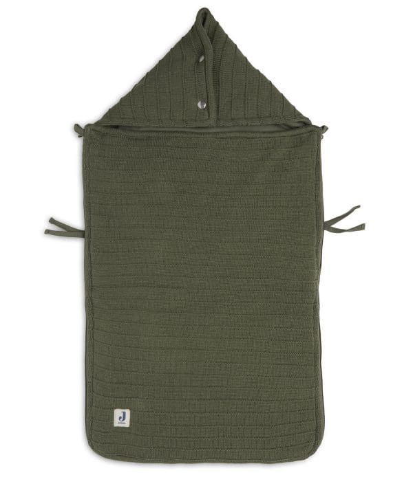 Nid d'ange groupe 0+ 3/5 points Pure Knit Leaf green - Jollein