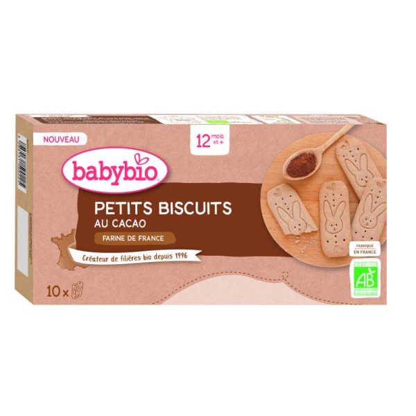 Biscuits pour bébé au cacao dès 12 mois - Babybio