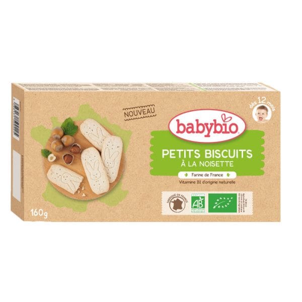 Biscuits pour bébé à la noisette dès 12 mois - Babybio