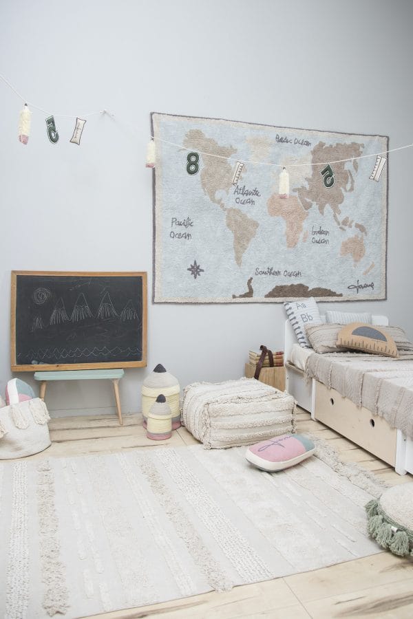 Pouf Air Natural 54 x 54 x 27 cm - Lorena Canals – Image 6