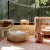 Pouf Air Natural 54 x 54 x 27 cm - Lorena Canals – Image 9