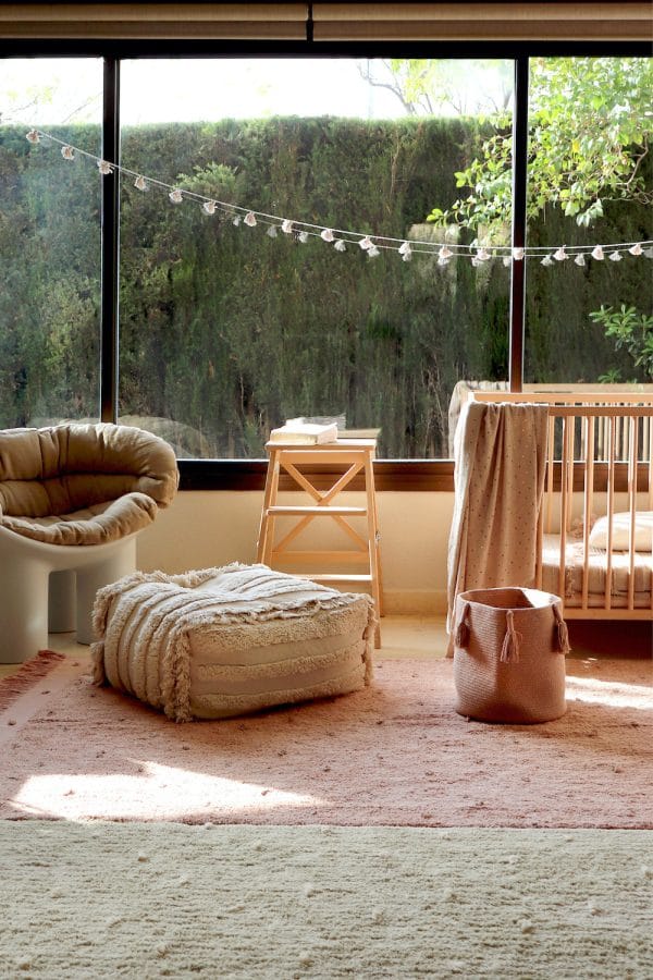 Pouf Air Natural 54 x 54 x 27 cm - Lorena Canals – Image 9