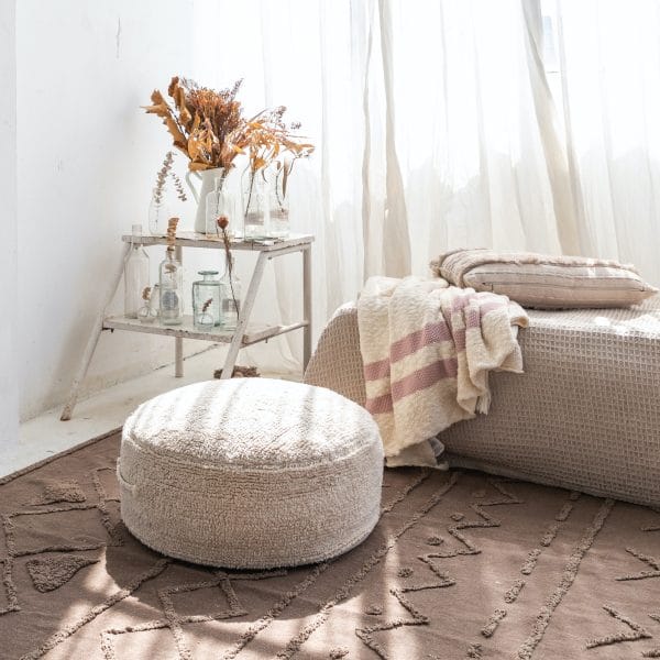 Pouf Chill Natural 20 cm x Ø 50 cm - Lorena Canals – Image 2