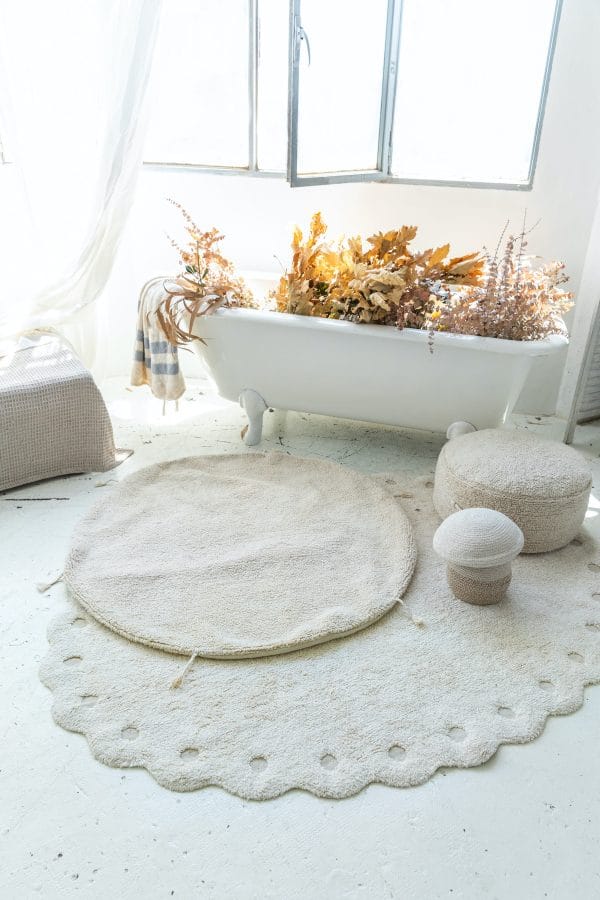 Pouf Chill Natural 20 cm x Ø 50 cm - Lorena Canals – Image 5