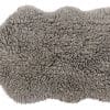 Tapis en laine lavable Woolly Sheep Grey 75x110 Collection Woolable - Lorena Canals