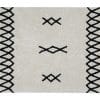 Tapis lavable Atlas Natural-Black 120 x 160 cm - Lorena Canals