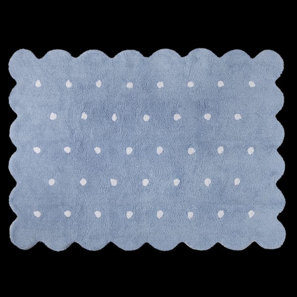 Tapis lavable Biscuit Blue 120 x 160 cm - Lorena Canals