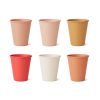 Gobelets Carter 6 pièces tuscany rose multi mix - Liewood