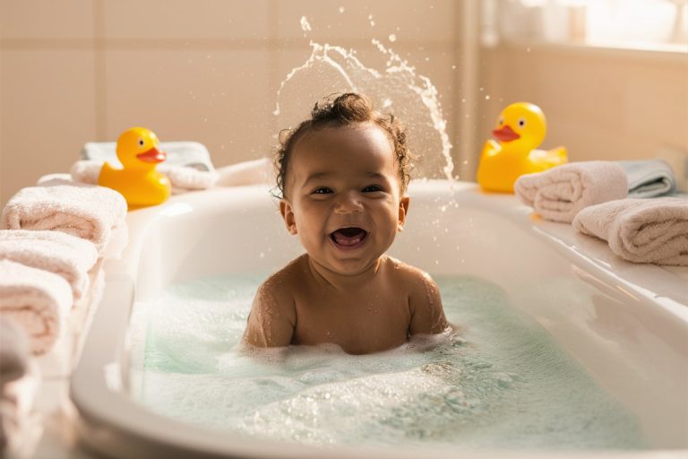 Le bain de bébé : guide complet pour un moment de plaisir et de sécurité