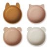 Bols en silicone Iggy pale tuscany multi mix 4 pièces - Liewood