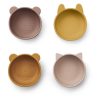 Bols en silicone Iggy rose mix 4 pièces - Liewood