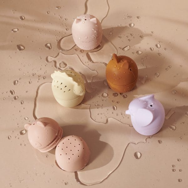 Jouets de bain Gaby 5 pièces  rose multi mix - Liewood – Image 2