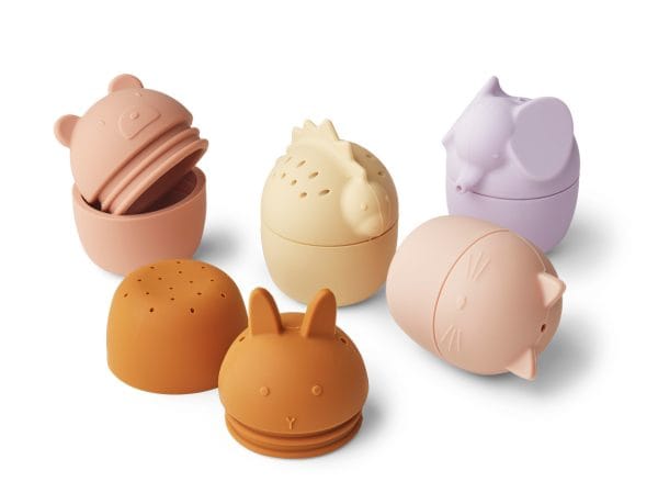 Jouets de bain Gaby 5 pièces  rose multi mix - Liewood