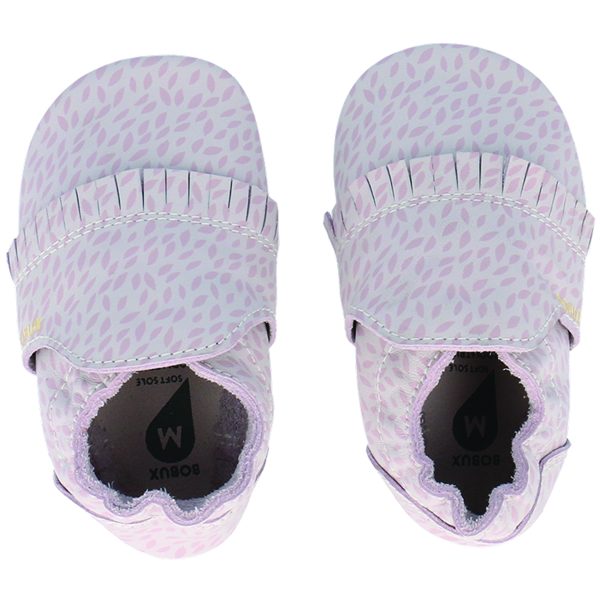 Chaussons Bobux Soft Soles - Violet Leaf - Bobux